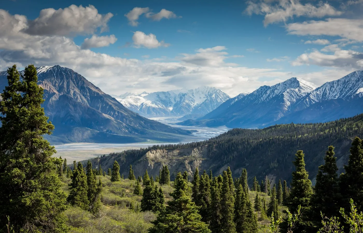 A mountain valley suggesting a small adventure
